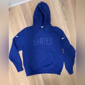 Blue Nike US National Team States Hoodie Sweatshirt Mens M